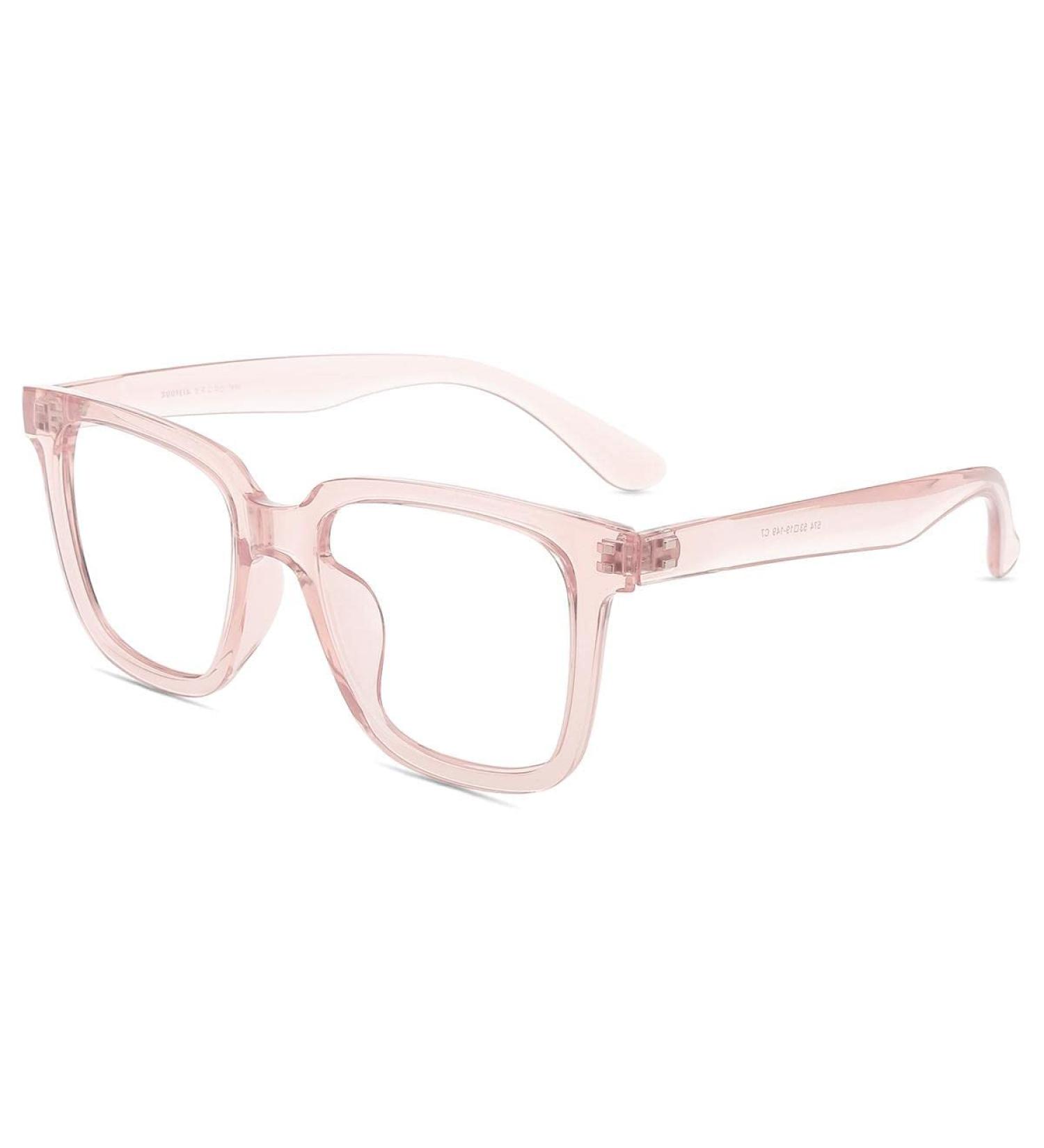 Firmoo Blue Light Blocking Glasses | Anti Glare Lens | Pink Frame | Computer Glasses for Women/Men - Buy Online on GoSupps.com