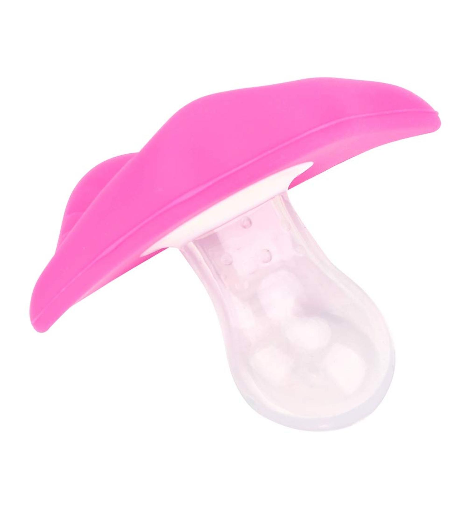 Acceptive Lip Shape Baby Pacifier - Anti-Drop Silicone Funny Toddler Pacifier for Baby Showers (Nine Red) - Buy Online on GoSupps.com