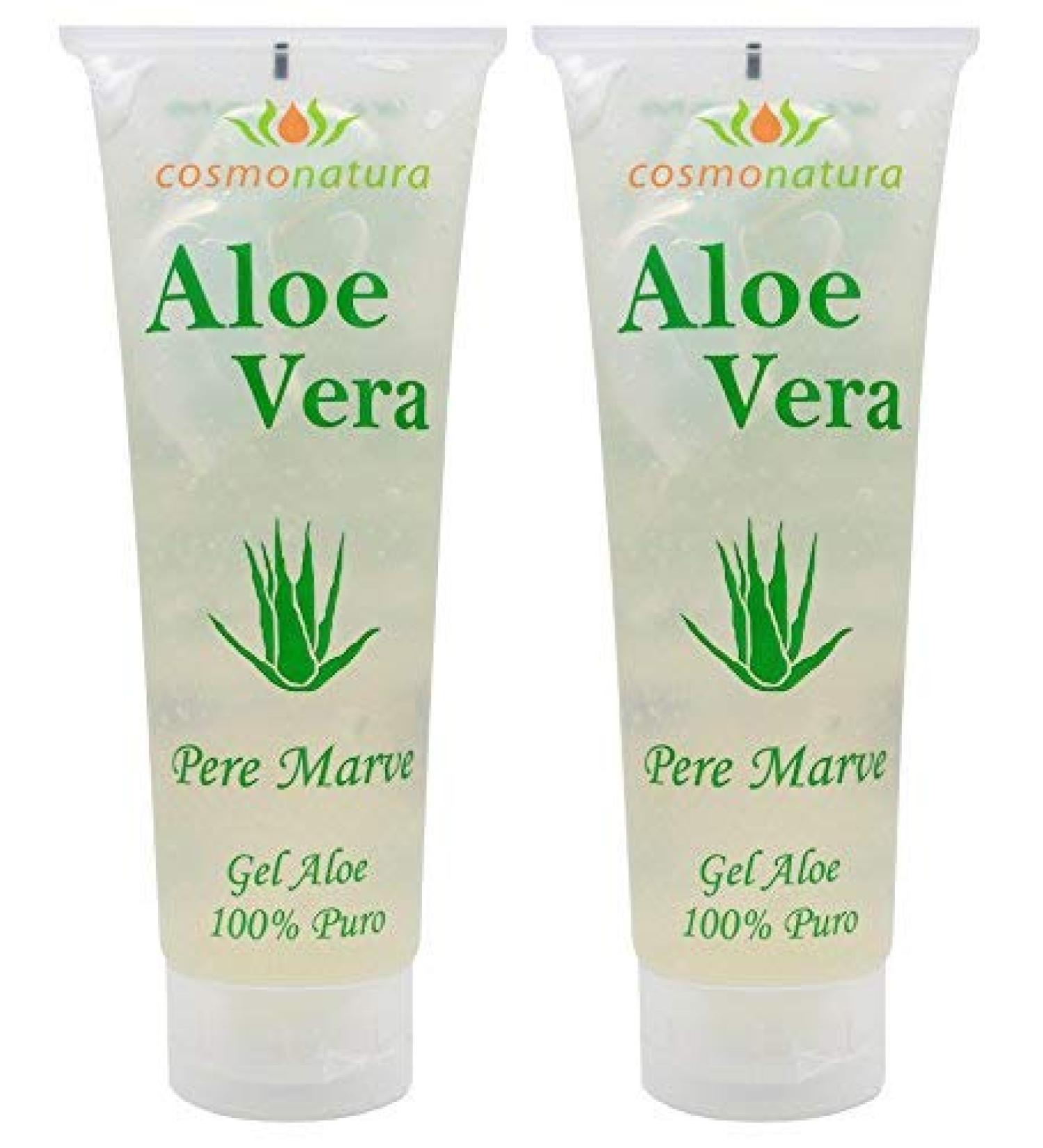ALOE VERA GEL 100% TUBO 250ML x 2 units