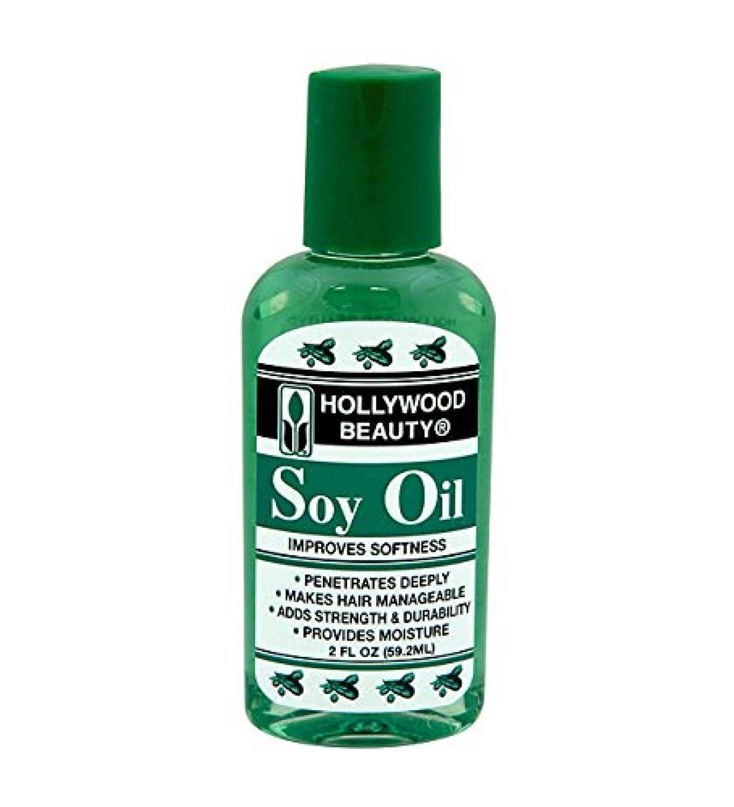 Hollywood Beauty Soy Hair Oil  2 Oz
