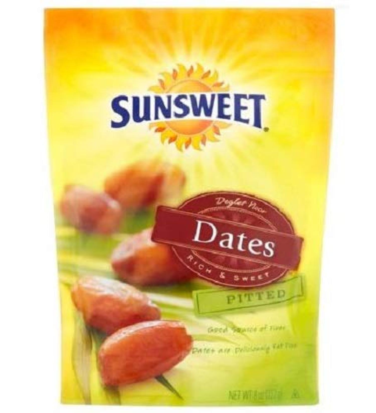Sunsweet Pitted Dates, Rich and Sweet, 8 Ounce