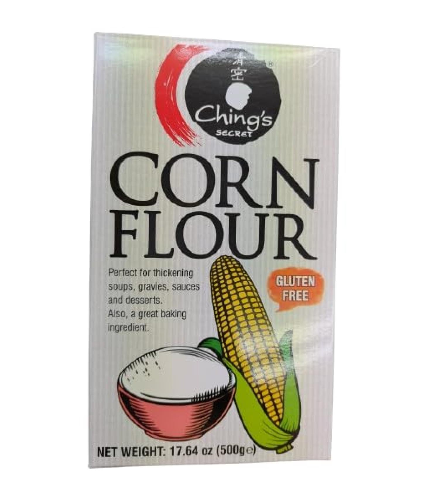SEELANS CHINGS CORN FLOUR 500G | CORN FLOUR | PERFECT FOR THICKING SOUPS | MAKING DESSERTS | SAUCES | HEALTHY | GLUTEN FREE | INDIAN ORIGIN# - Buy Online on GoSupps.com