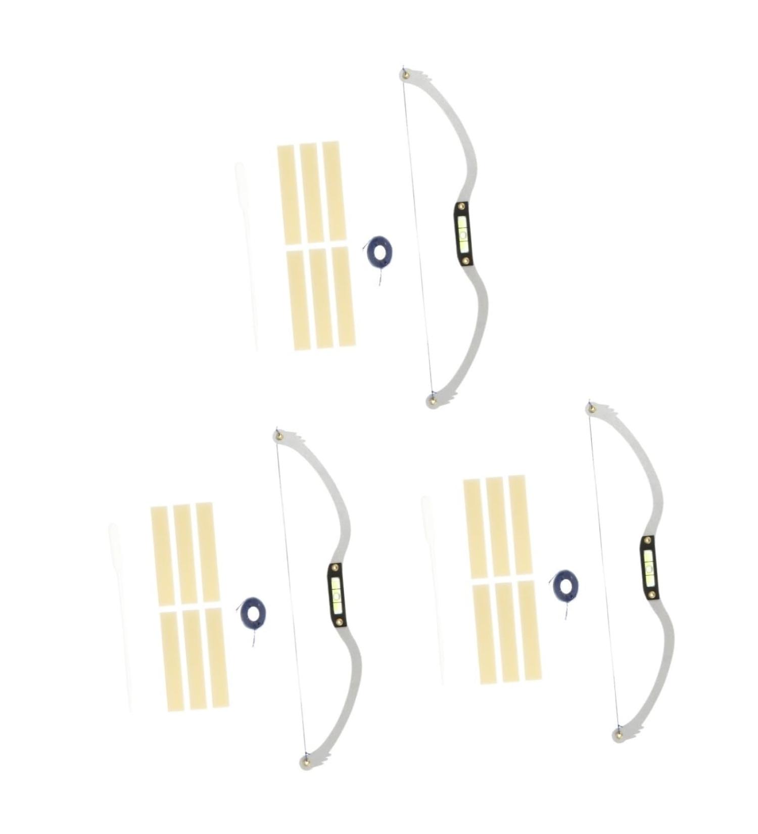 FOMIYES 3pcs Bow Eyebrow Ruler Metal Dies Brow Mapping Ruler Eyebrow Mapping Tool Make up Drawing Tool - Buy Online on GoSupps.com