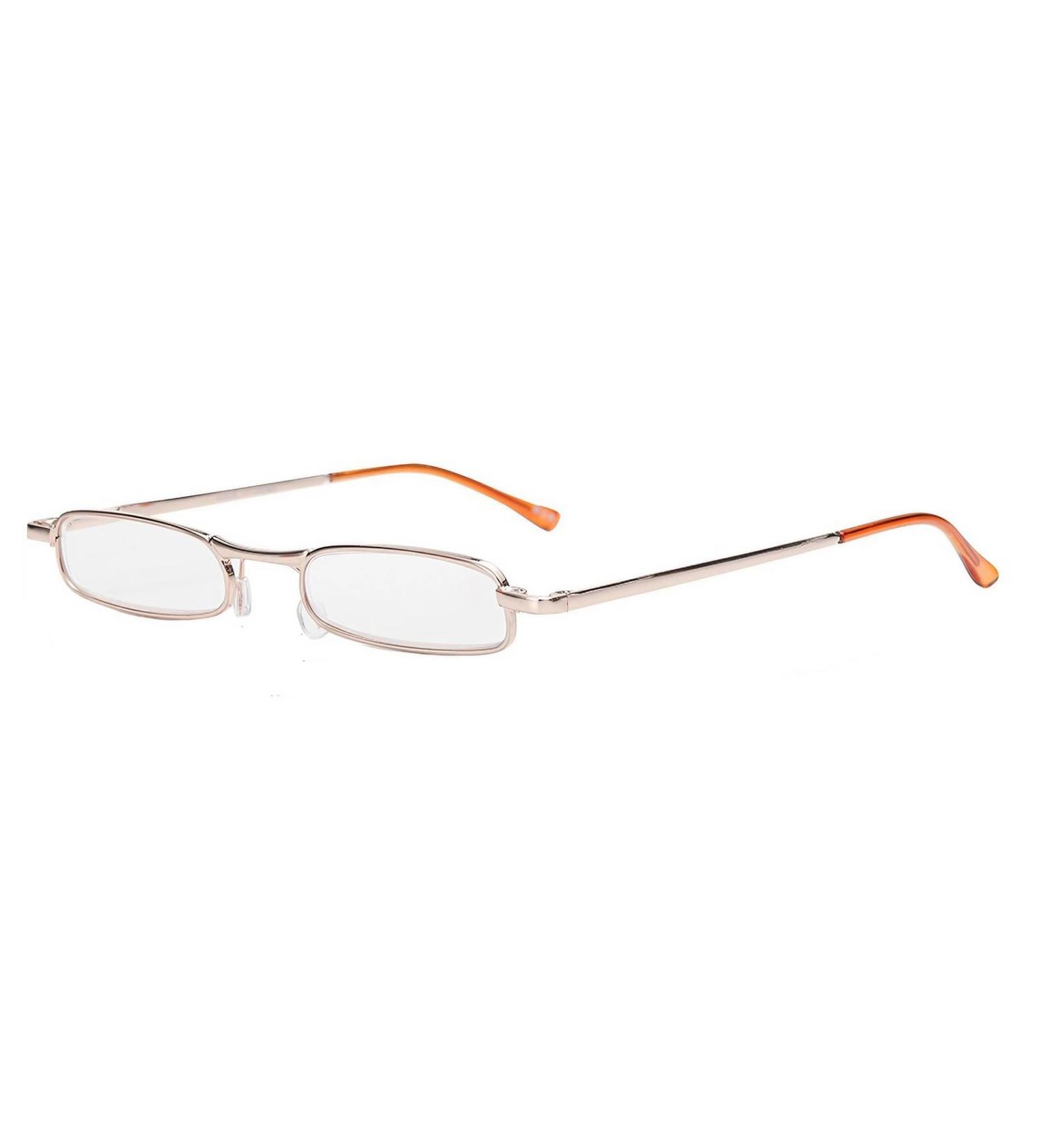 NYASAA Mini Compact Reading Glasses for Women - Portable Blue Light Blocking Pocket Readers 2.00x Gold | Shop Now - Buy Online on GoSupps.com