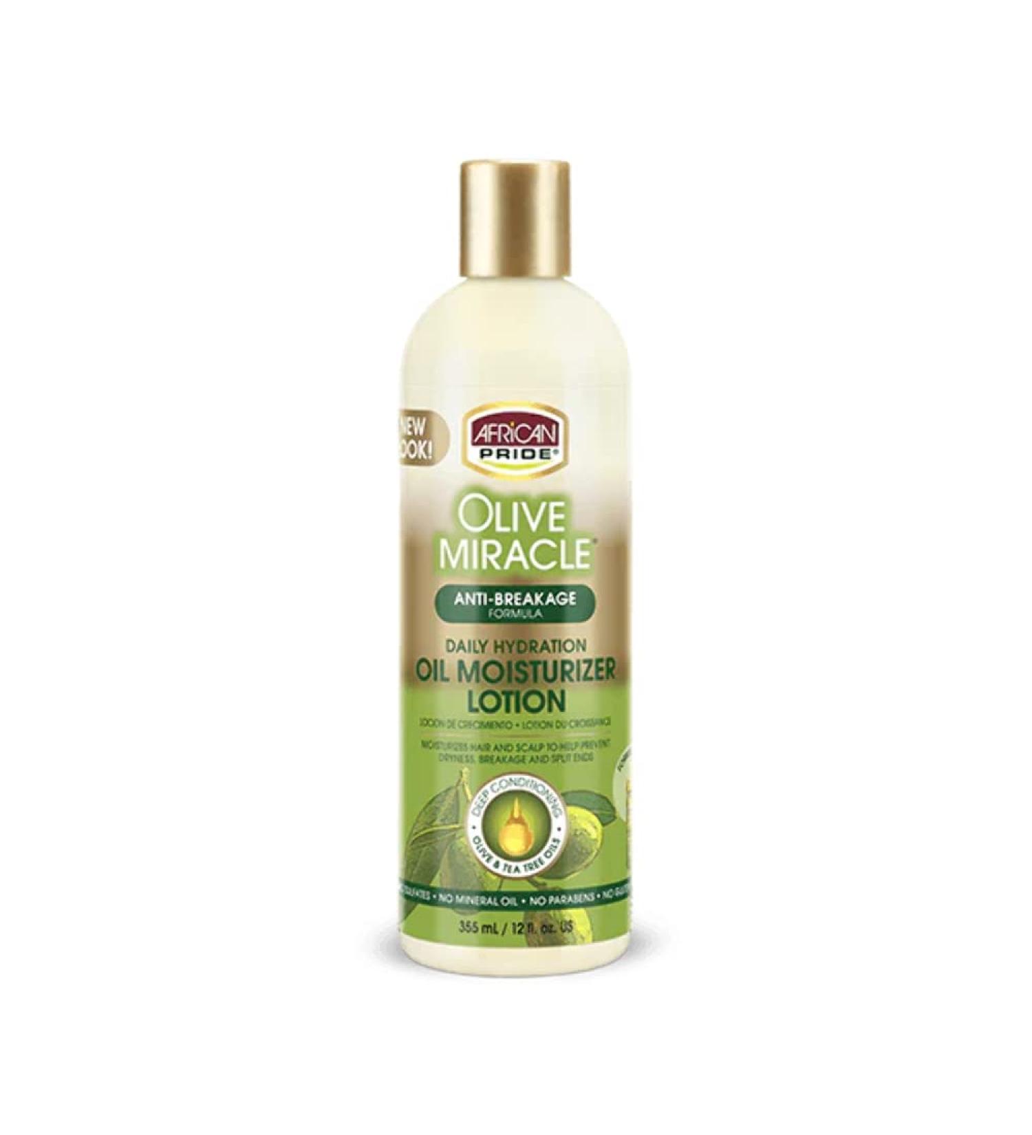 African Pride Olive Miracle Hair Moisturizer Lotion 12 oz (Pack of 9)
