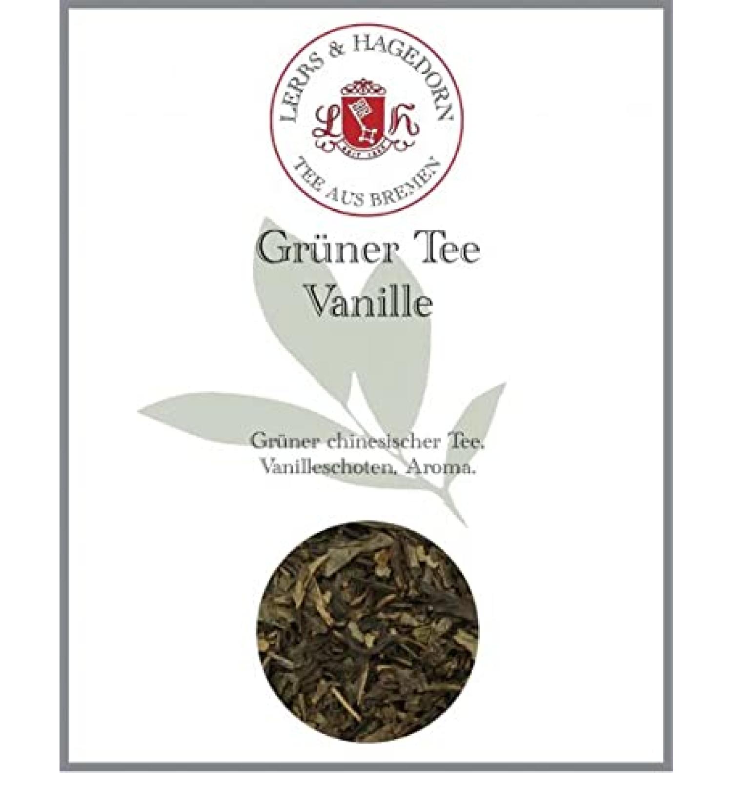 Lerbs & Hagedorn Vanilla green tea 250g - Buy Online on GoSupps.com