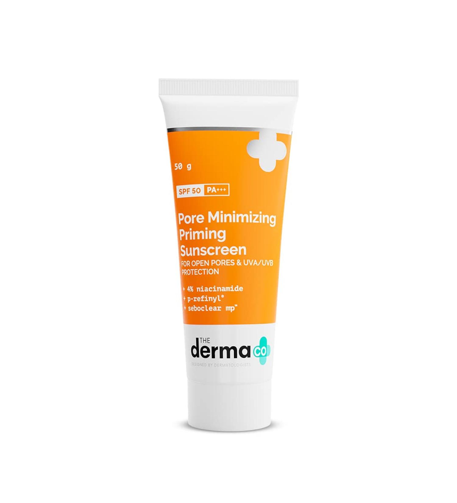Pore Minimizing Priming Sunscreen SPF 50 | Reduces Pores & Excess Oil | 2-in-1 Primer & Sunscreen | Matte Finish No White Cast | 1.76 Oz/50g - Shop Now - Buy Online on GoSupps.com