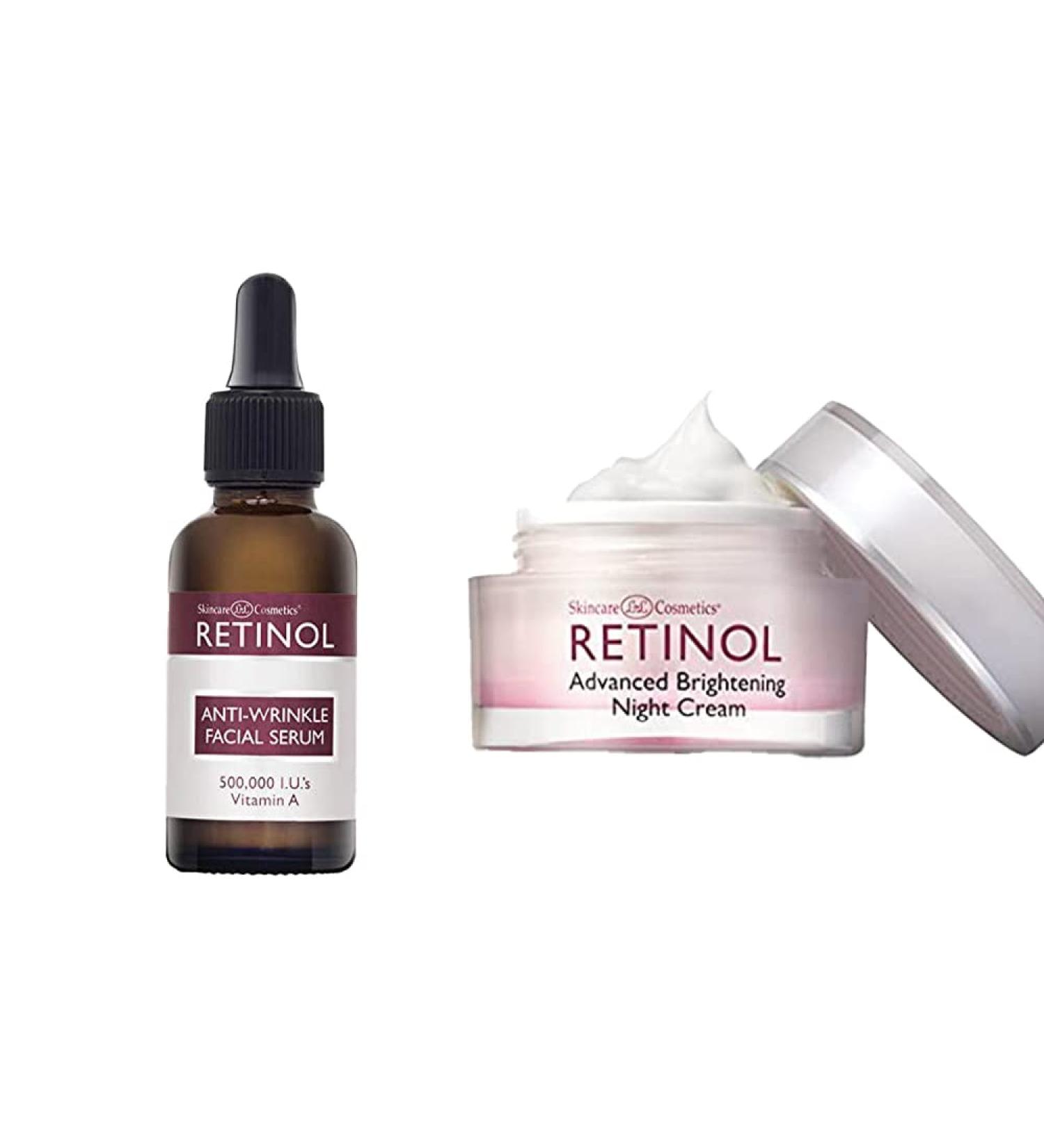 Retinol Anti-Wrinkle Facial Serum by LdeL Cosmetics - 1 fl oz (30 ml) | Advanced Skincare Solution - Buy Online on GoSupps.com