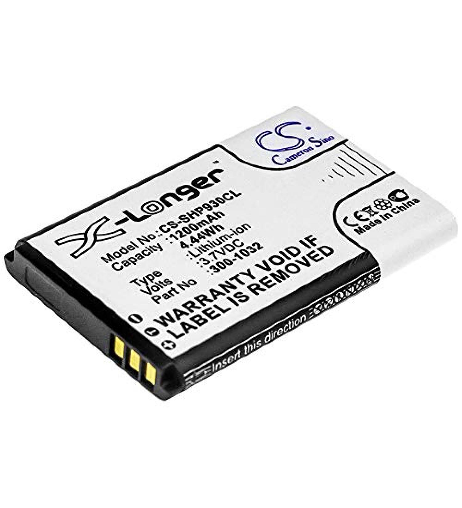 3.7V 300-1032 10000058 SH-10450 Battery Replacement for Shoretel IP930D 1 Count (Pack of 1)