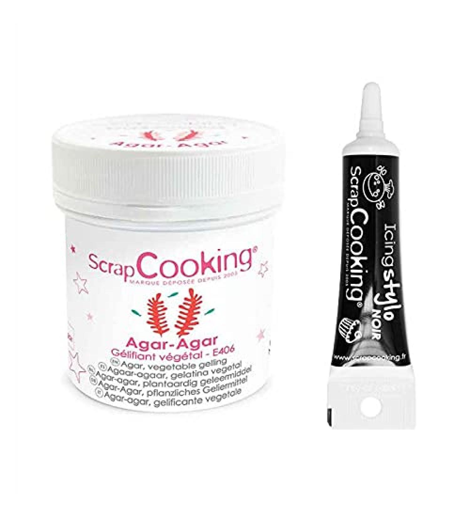 Agar-Agar Powder 35g + Black Icing Pen