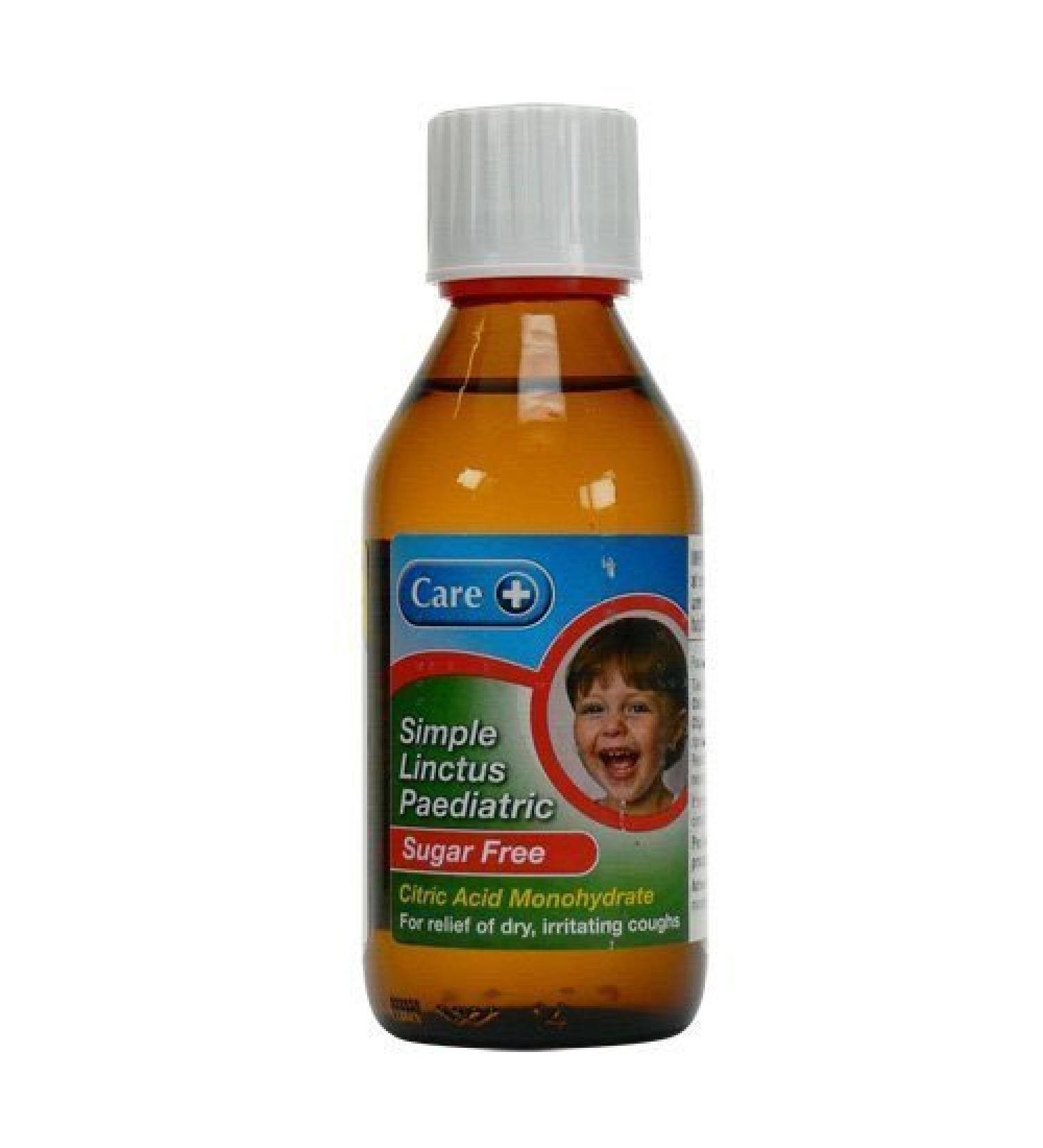 CARE OTC Medicines Cough & Cold Simple Linctus Paediatric S/F 200ML