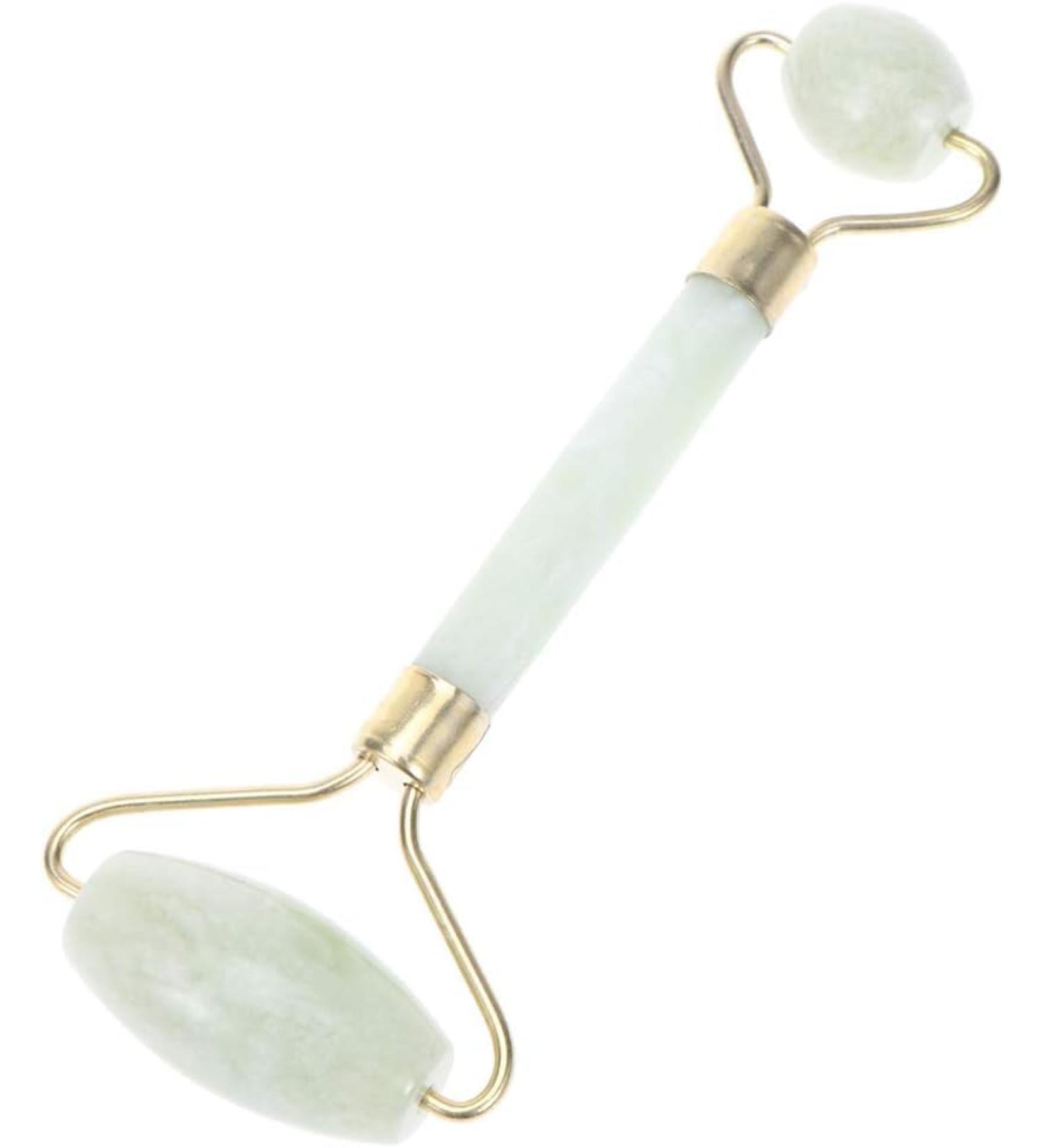 Nisstiiv Jade Roller & Gua Sha Set - Natural Anti-Aging Facial Massage Tool for Slimming & Firming Skin | Eye & Neck Care | Perfect Gift for Mothers - Buy Online on GoSupps.com