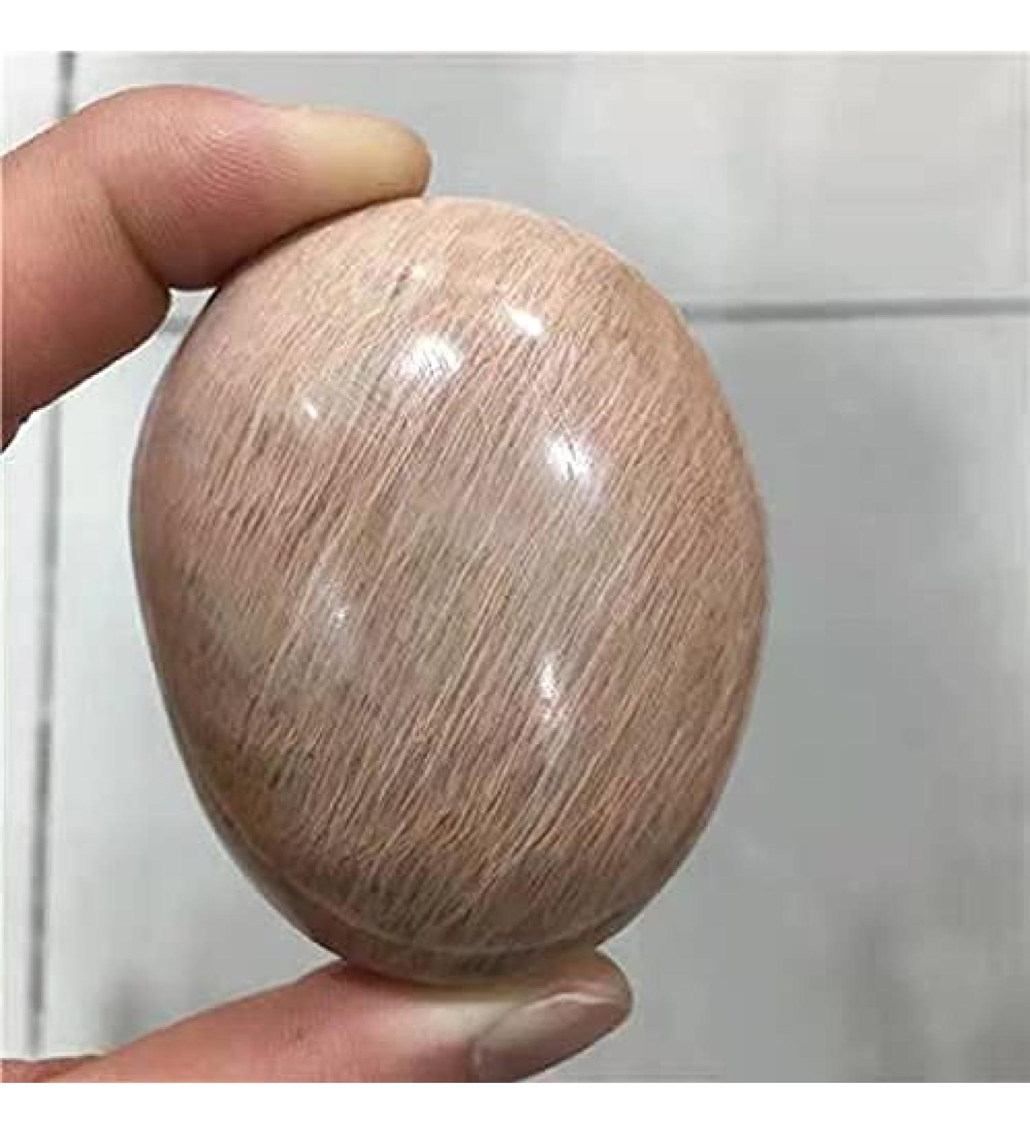 1pc Natural Bulk Crystal Gemstone Orange Moonstone Palm Stones for Home Decoration - Buy Online on GoSupps.com