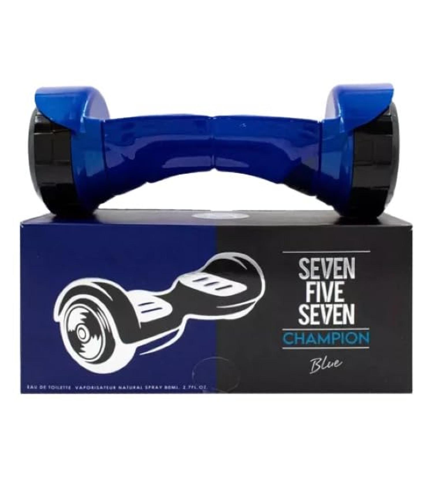 SEVEN FIVE SEVEN CHAMPION BLUE designer cologne spray Eau de Toilette 3.4 Fl. Oz Woody Aromatic fragrance for men. - Buy Online on GoSupps.com