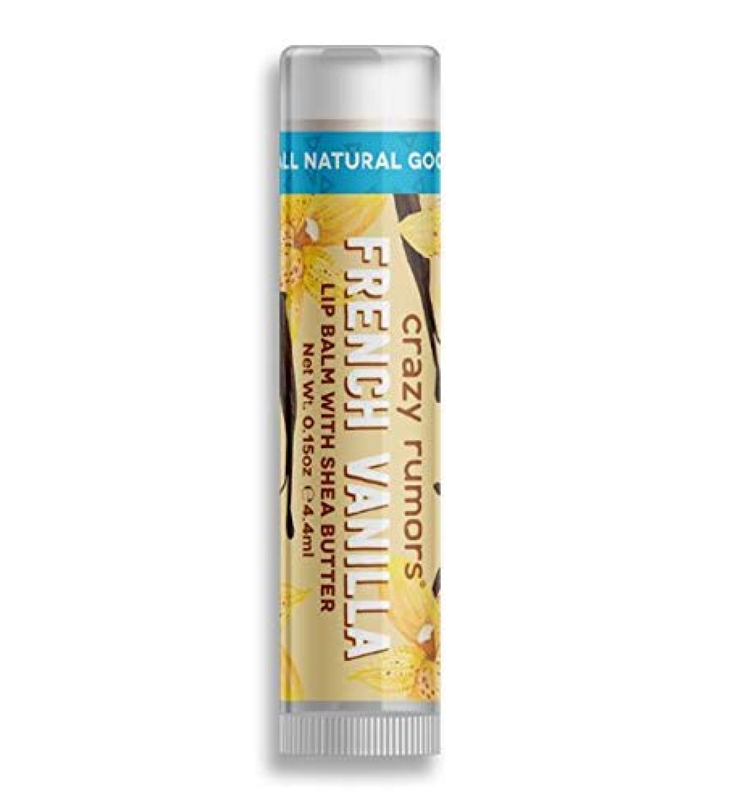 Buy Crazy Rumors French Vanilla Lip Balm 0.15 oz - Nourishing Natural Flavors Worldwide Shipping - Buy Online on GoSupps.com