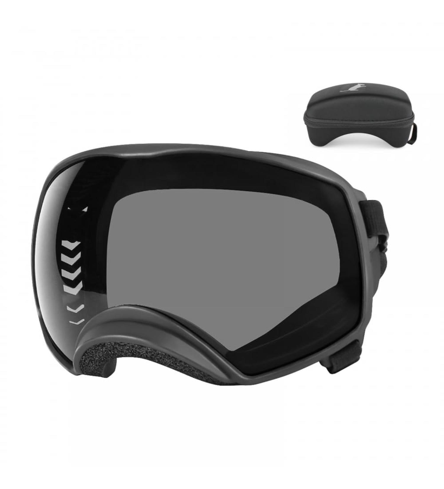 Dog Sunglasses for Large Dogs - UV Protection & Wide Field Vision | Adjustable Straps for Snow & Wind - Buy Online on GoSupps.com