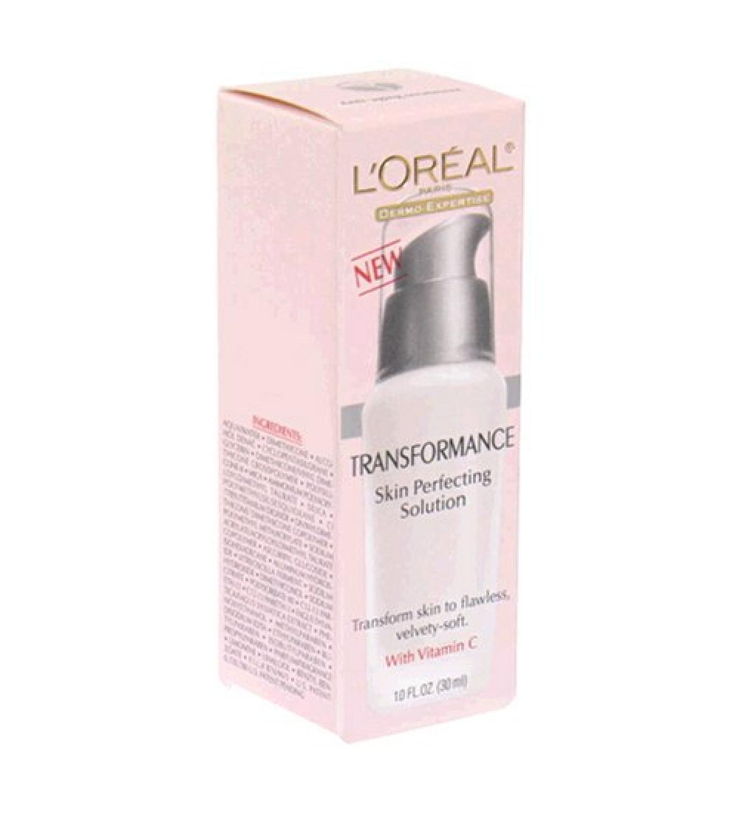 L'Oreal Dermo-Expertise Transformance Skin Perfecting Solution with Vitamin C 1-Ounce Bottle
