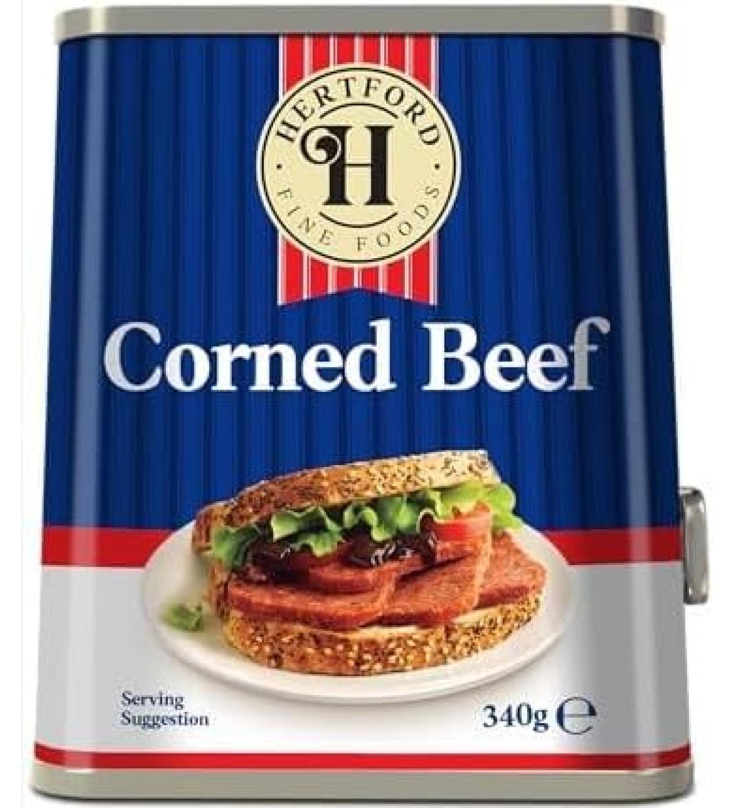 Hertford Retail Corned Beef 340gm