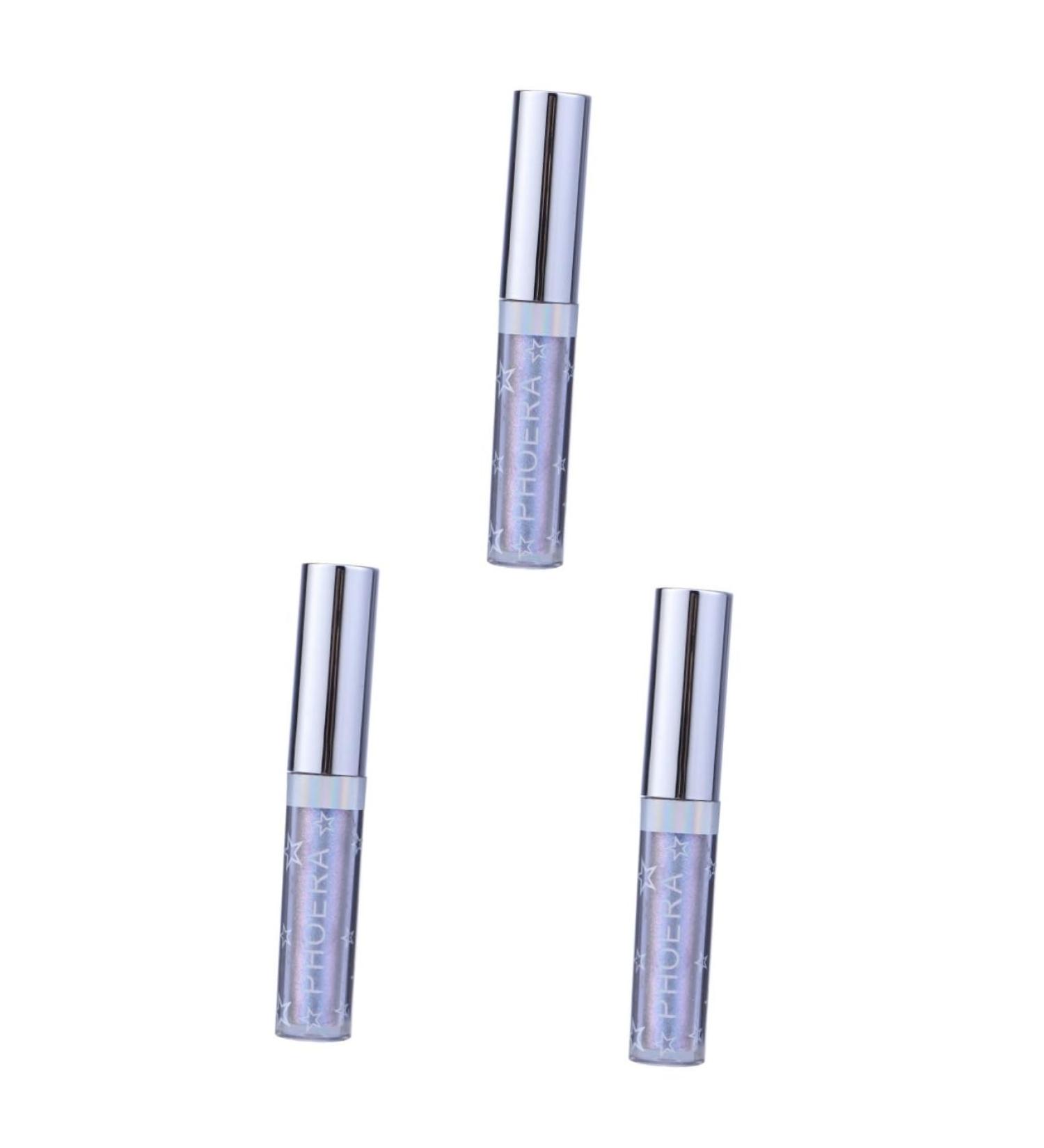 Mipcase 3pcs Liquid Eyeliner Light Pink Eyeshadow Pearlescent Eyeshadow Glitter Powder Water-based Metal - Buy Online on GoSupps.com