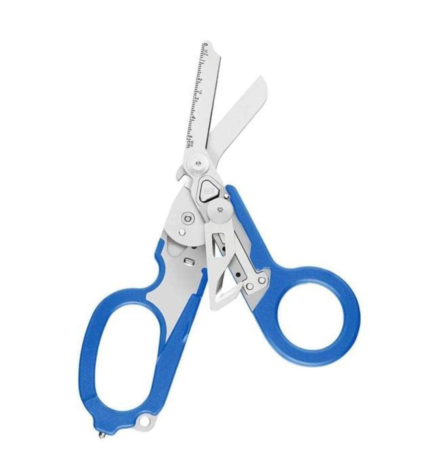 6-In-1 Raptor Emergency Shears Foldable Tool - Blue | Tactical Pliers & Scissors for Camping & Survival - Buy Online on GoSupps.com