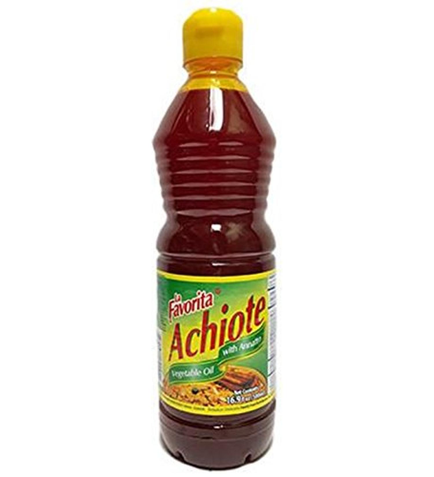 La Favorita Vegetable Oil with Annato 16.9 oz - Premium Quality Cooking Oil - Buy Online on GoSupps.com