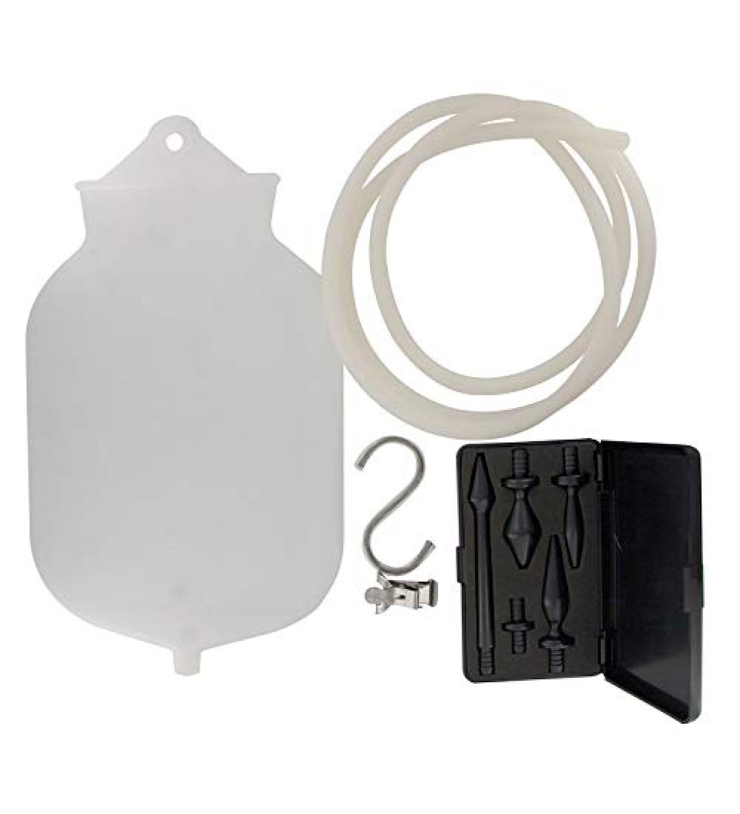 3.5 Liter Silicone Enema Set with Comfort Tip - Safe & Easy International Shipping | Best Price Online - Buy Online on GoSupps.com