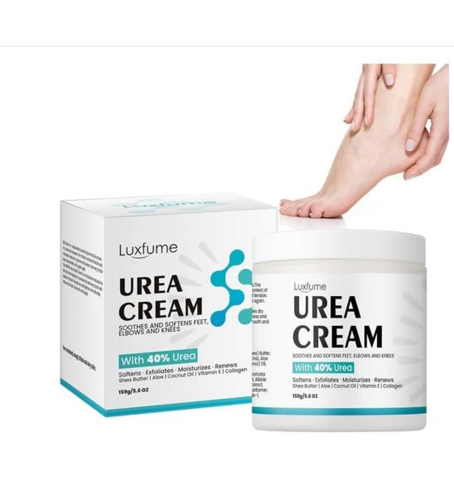 Urea 40% Foot Cream Urea Cream Cracked Heel Repair Cream For Feet and Hand Callus Remover For Dry And Hard Skin Urea Cream for Hand Foot and Body 159g - Buy Online on GoSupps.com