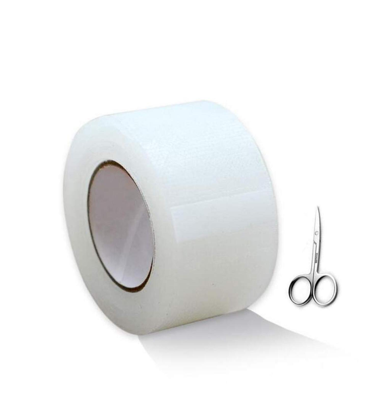 1 Roll(26ft) Clear Plastic Cuttable Invisible Natural Self-Adhesive Makeup Fold Eyelid Tape Stickers Instant Eye Lift Strips With Scissor Big Eye Decoration for Hooded Droopy Uneven Mono-eyelids - Buy Online on GoSupps.com