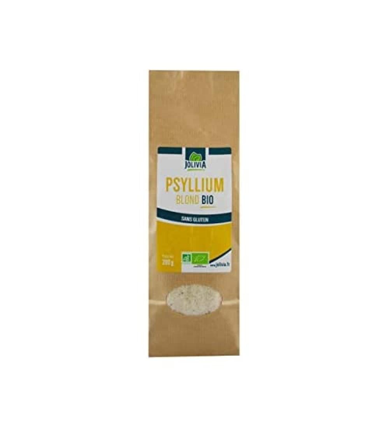 Organic Blond Psyllium - 100% integuments - 200 g | Bulk Size | Food Supplement | Vegan | Made in France
