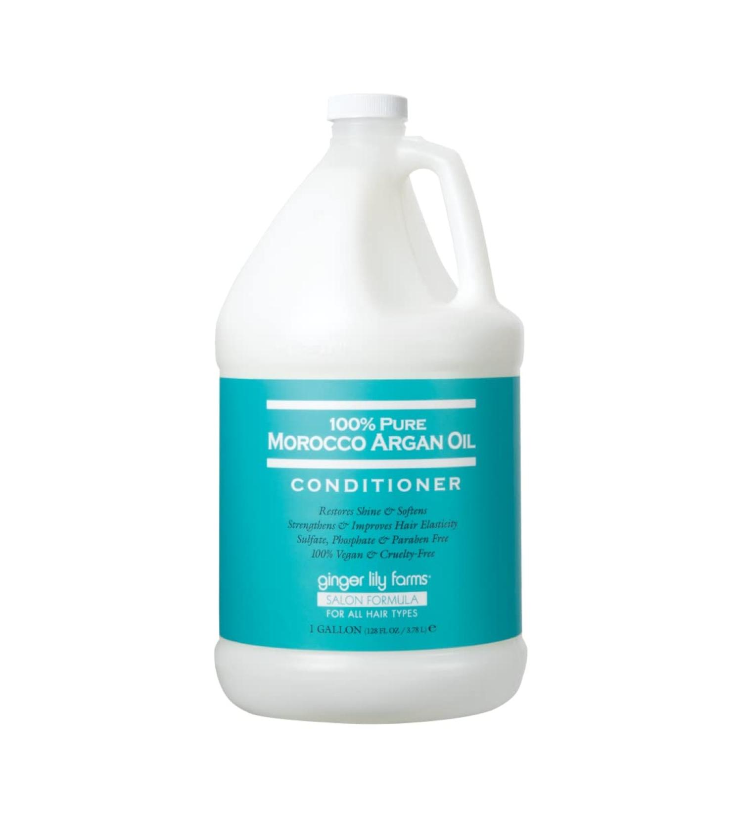 Pure Morocco Argan Oil Conditioner - 128 Fl Oz (Vegan & Cruelty-Free) - Buy Online on GoSupps.com