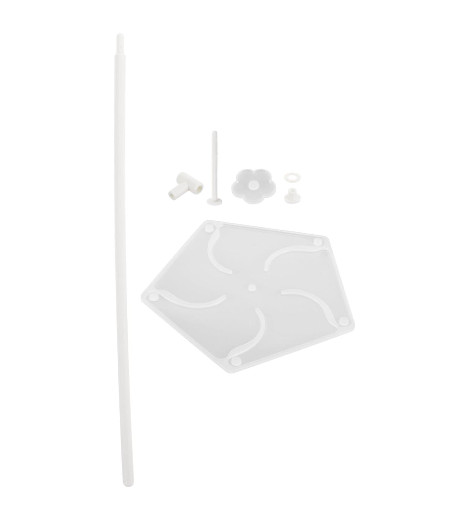 STOBOK 1 Set Silicone Mold 3D Figurine Casting Mould Resin Craft Mould Crafts DIY Mold Windmill Molds for Art Resin Molds Epoxy Decor DIY Crafts Silicone Ornaments to Rotate As Shown 28.3x1.7cm - Buy Online on GoSupps.com