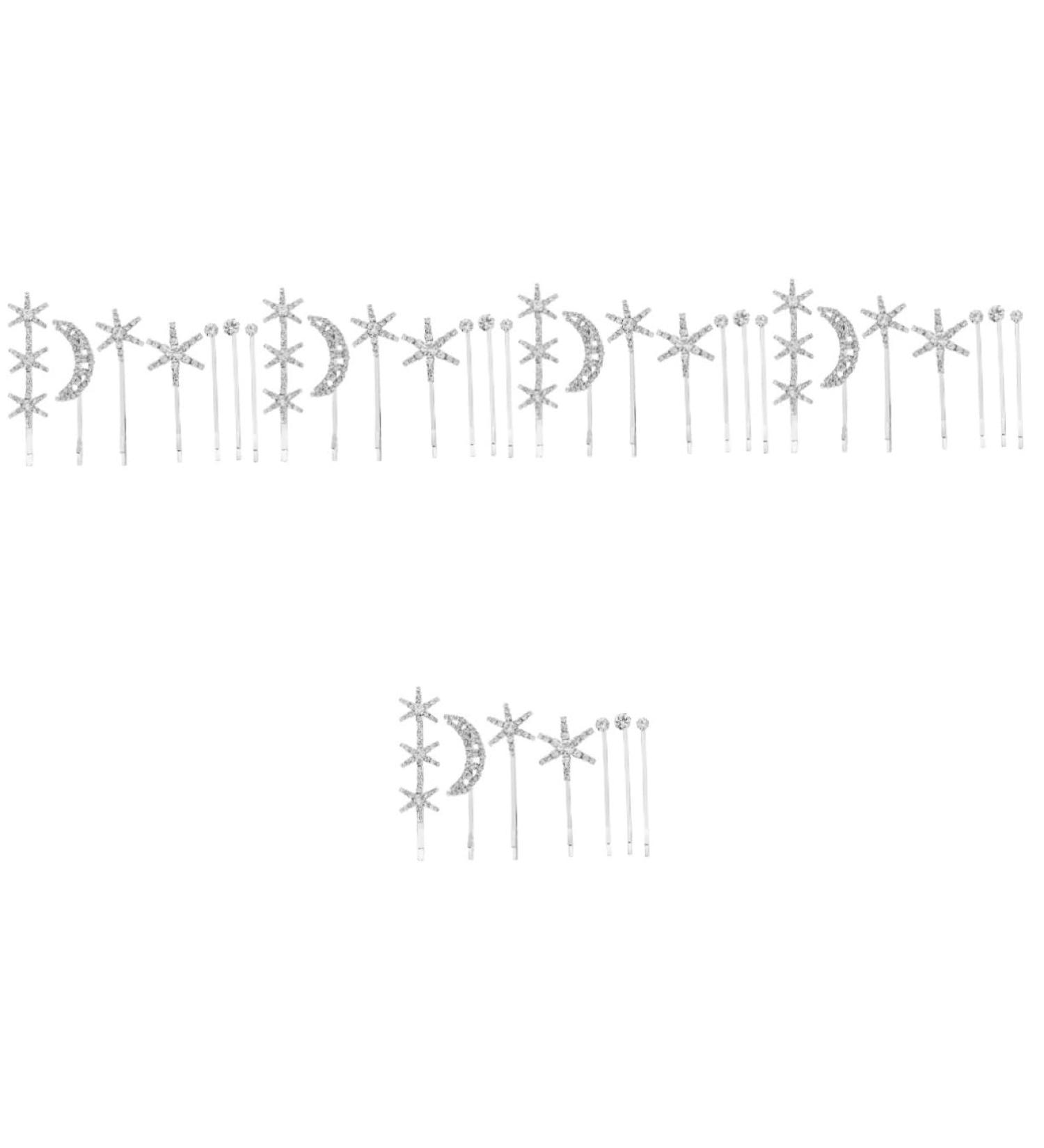 FOMIYES 5 Sets Fringe Bobby Pin Rhinestone Hair Clips Womens Barrettes for Hair Star Hair Clip Hair Barrette Wedding Hair Clip Rhinestone Barrettes Side Clip Girl Headgear Alloy - Buy Online on GoSupps.com