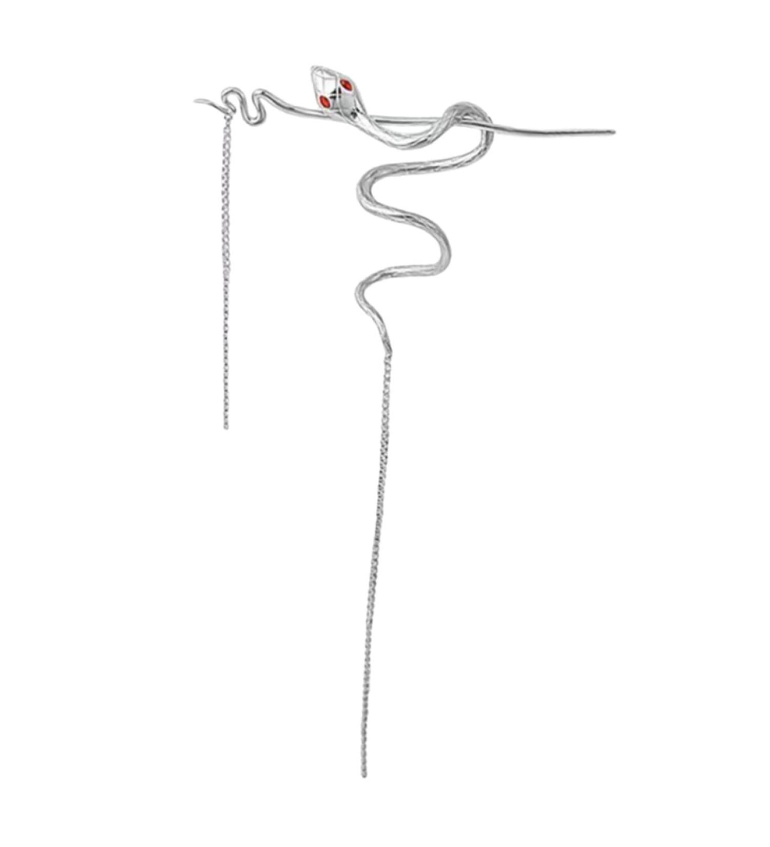 minkissy Accessory Hair Tassel Styling Metal Snake for Back Long Women with Girls Holder Pin Dangle Vintage Tool Stick - Buy Online on GoSupps.com