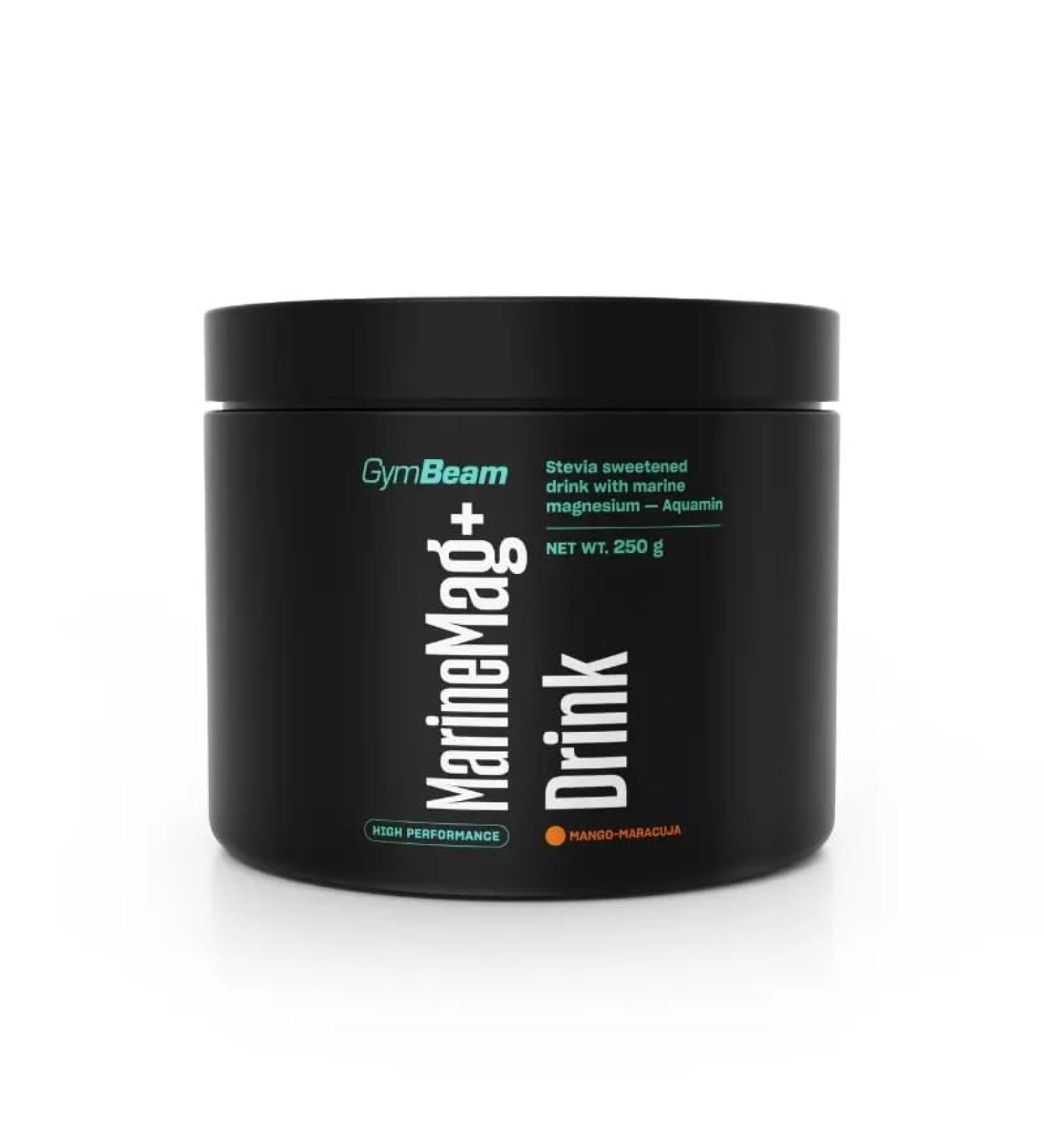 GymBeam GymBeam Marine Mag+ Drink - Magnesium & Vitamin B6 Powder Helps Reduce Fatigue Supports the Nervous and Immune Systems Vegan Sweetened with Stevia Soluble Powder 250g