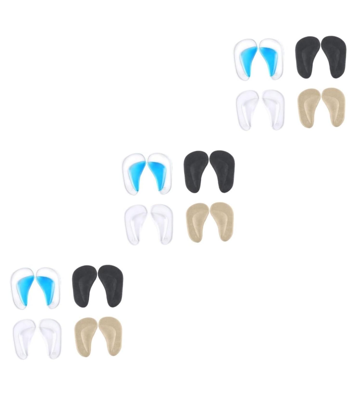 NOLITOY 12 Pairs Arch Pad Shoe Insoles for Kids & Adults | Pronation Corrective Gel Inserts for Arch Support & Comfort - Buy Online on GoSupps.com