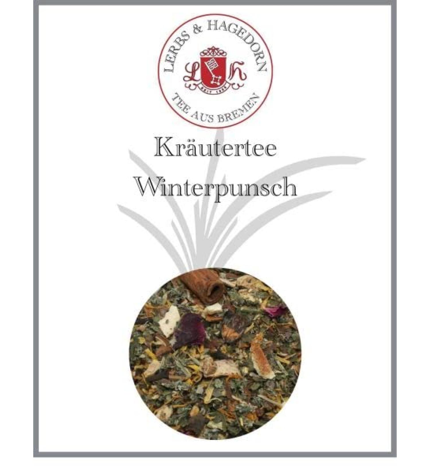  Lerbs & Hagedorn Winter punch herbal tea 250g - Buy Online on GoSupps.com