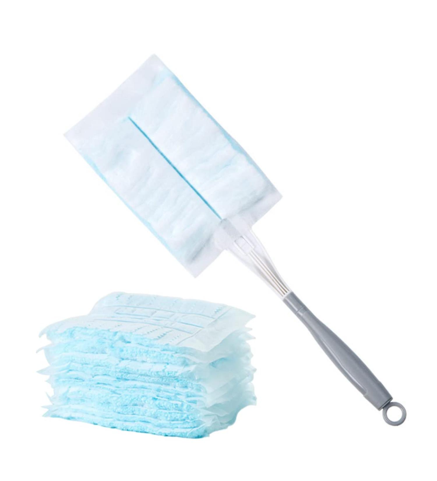 Duster Refill Heads Fluffy Duster Refill Disposable Duster Refill Hand Duster Refill Replacement Duster Head with 10Refills 1Handle for Cleaning 11PCS/Set - Buy Online on GoSupps.com