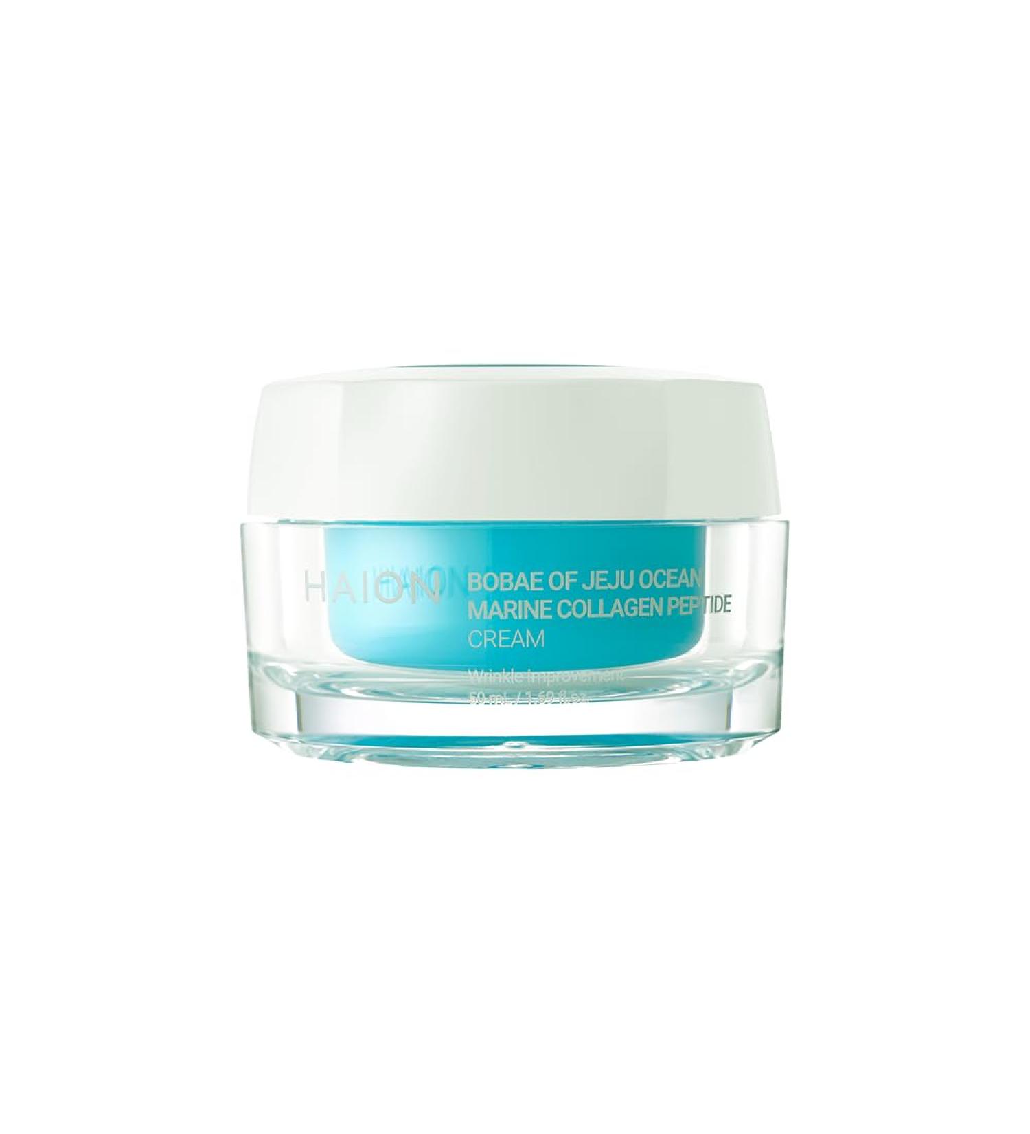 ROAEXPO Jeju Ocean Collagen Peptide Cream 50mL - Moisturizing Brightening & Elasticity Care with Natural Ingredients - Made in Korea - Buy Online on GoSupps.com