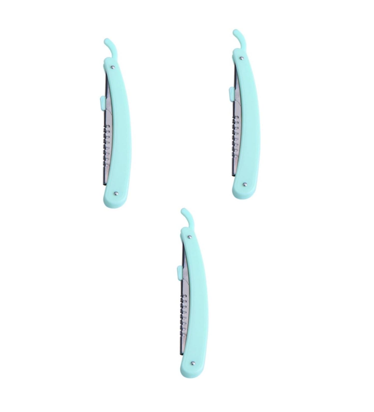 FRCOLOR 33 Pcs Mustache & Eyebrow Trimmer Set Professional Razors for Men & Women Foldable Facial Hair Removal - Buy Online on GoSupps.com