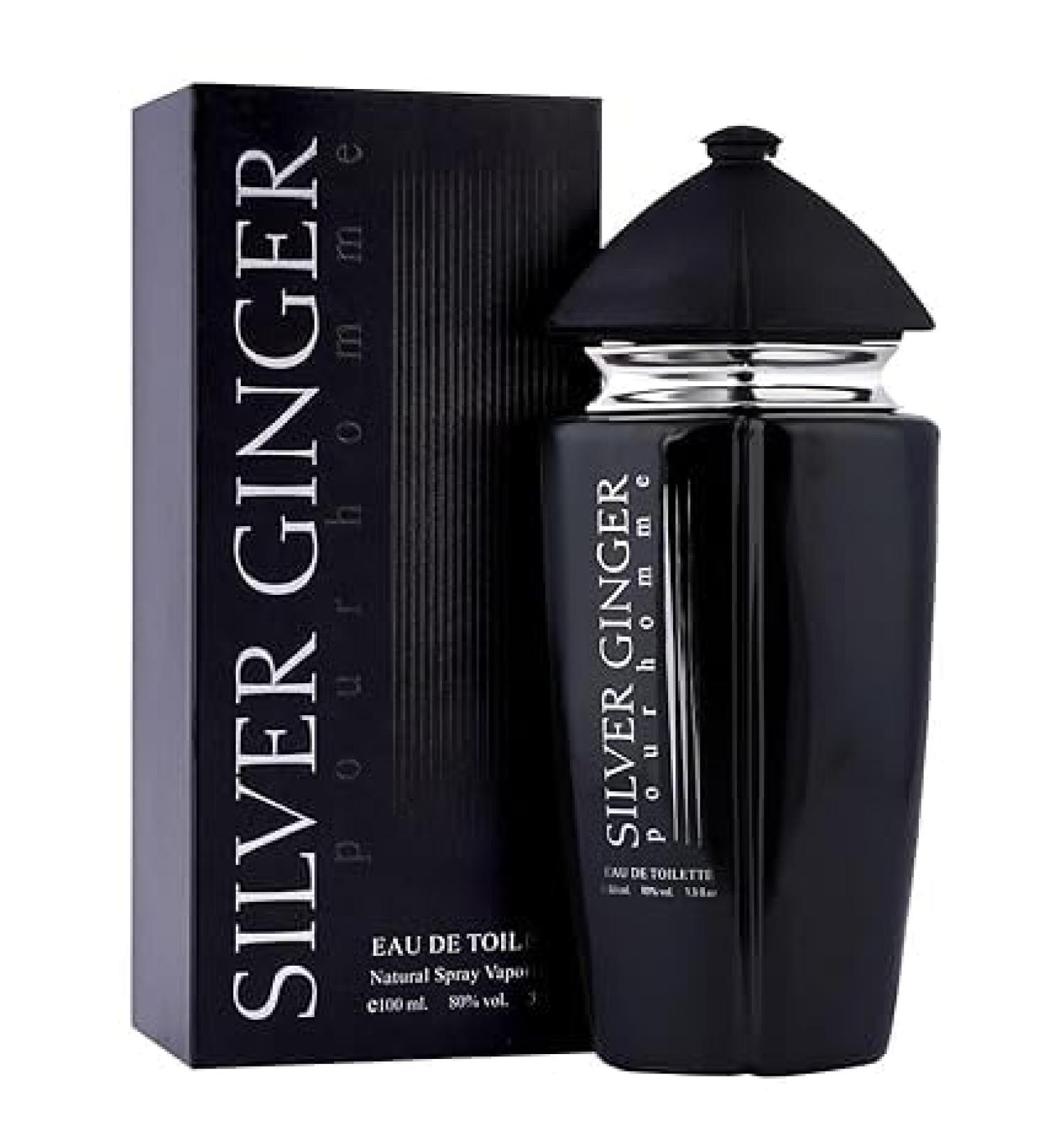 Silver Ginger Long Lasting Men Perfume Aquatic Fresh & Woody Soothing Fragrance | 100ml - Buy Online on GoSupps.com