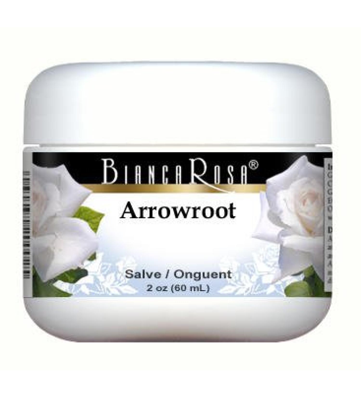 Bianca Rosa Arrowroot Salve Ointment 2 oz - Natural Soothing Relief | ZIN 514563 - Buy Online on GoSupps.com