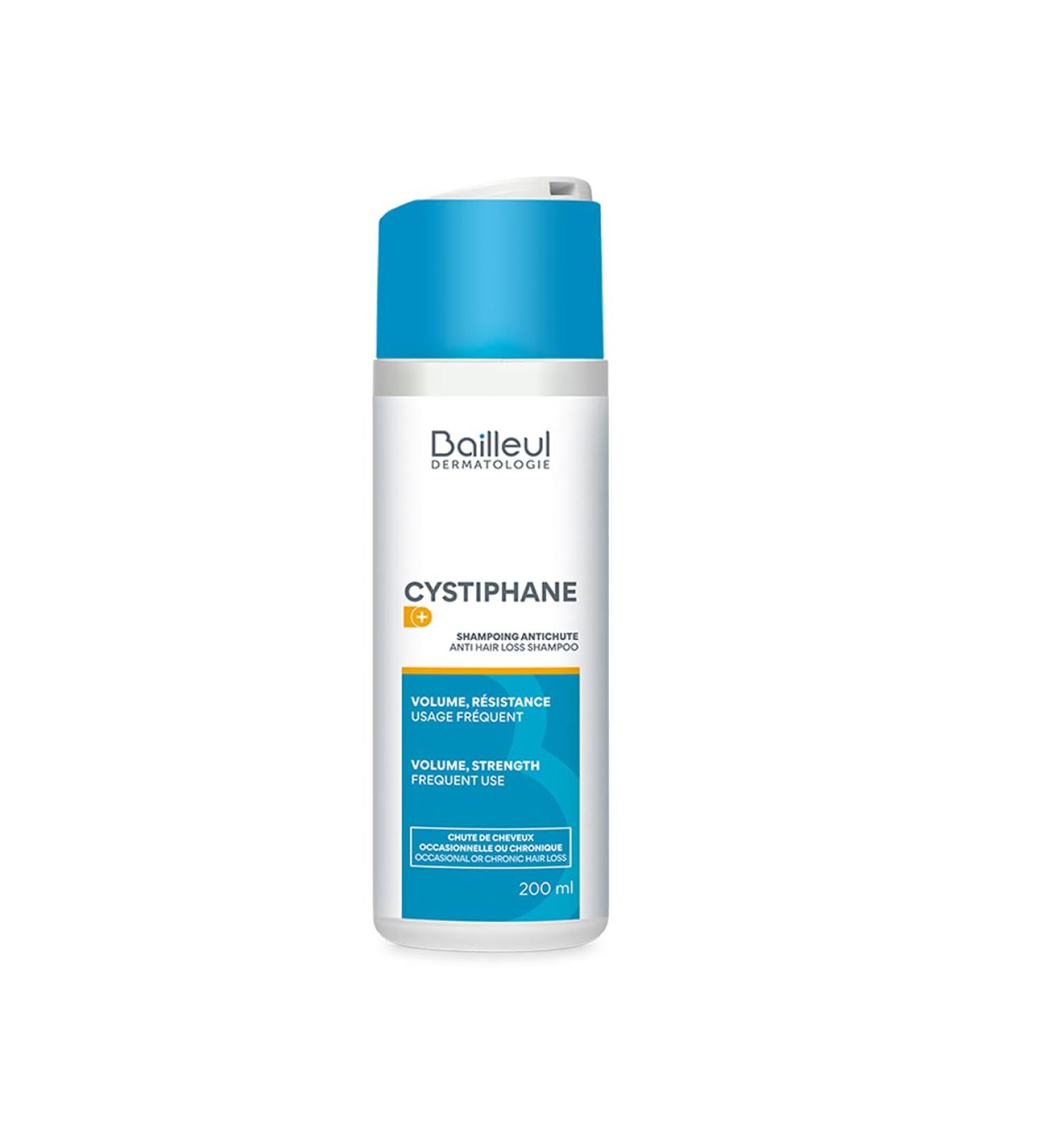 Bailleul | Cystiphane + | Shampoing Anti-chute | Chute de cheveux (occasionnelle ou chronique) | Redensifie et prot ge contre la casse & la chute | Volume r sistance & souplesse | 1x200 ml - Buy Online on GoSupps.com