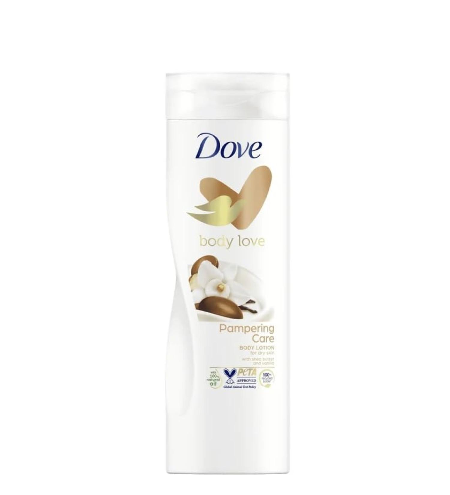 6 x DOVE Pampering Care Body Lotion Shea Butter and Vanilla for dry skin 250ml