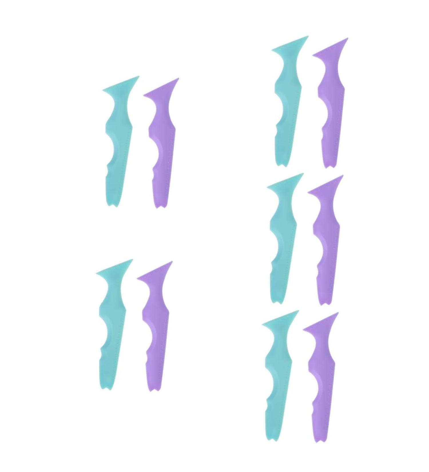 MAGICLULU Eyelash Applicator Tool 10 Pcs Silicone Beauty Ruler Eyeshadow Eyeliner Template Eyeliner Stencils for Eyes Seal Face - Buy Online on GoSupps.com