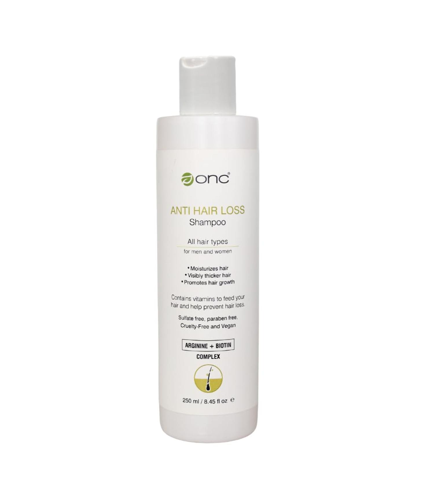 ONC Anti Hair Loss Nourishing Shampoo 8.45 fl. oz. | Unisex Hair Care for Effective Hair Restoration - Buy Online on GoSupps.com