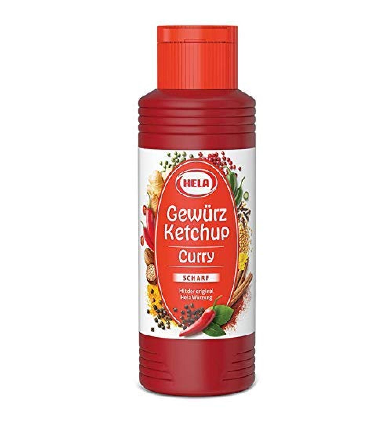 Authentic Hela German Curry Ketchup | Classic Spicy Hot Flavor | 300 ml Bottle | Made in Germany Since 1963 - Buy Online on GoSupps.com