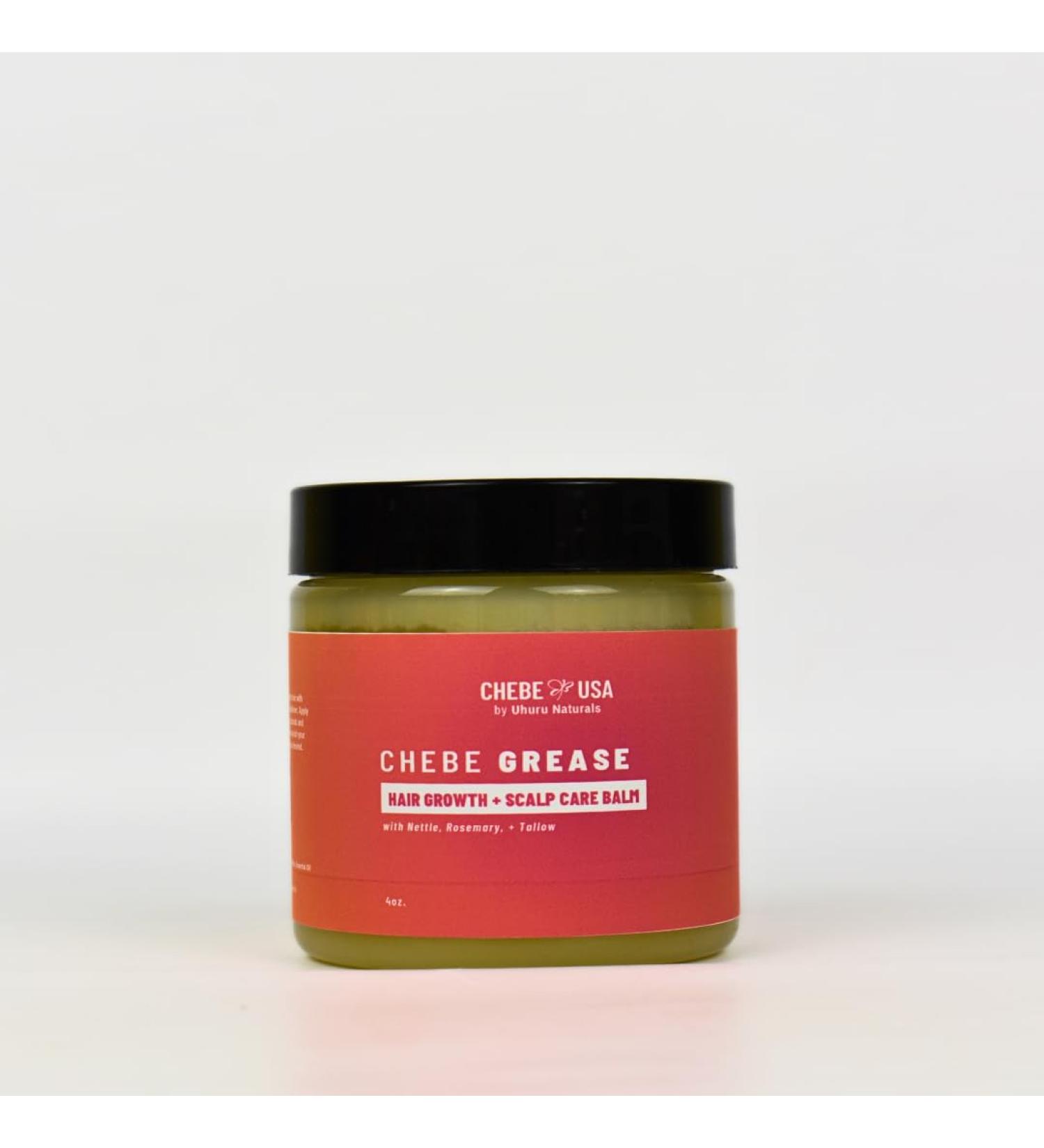 Uhuru Naturals Chebe Hair Grease 4oz - Nourishing Hair Moisturizer for Growth & Strength | Buy Internationally - Buy Online on GoSupps.com