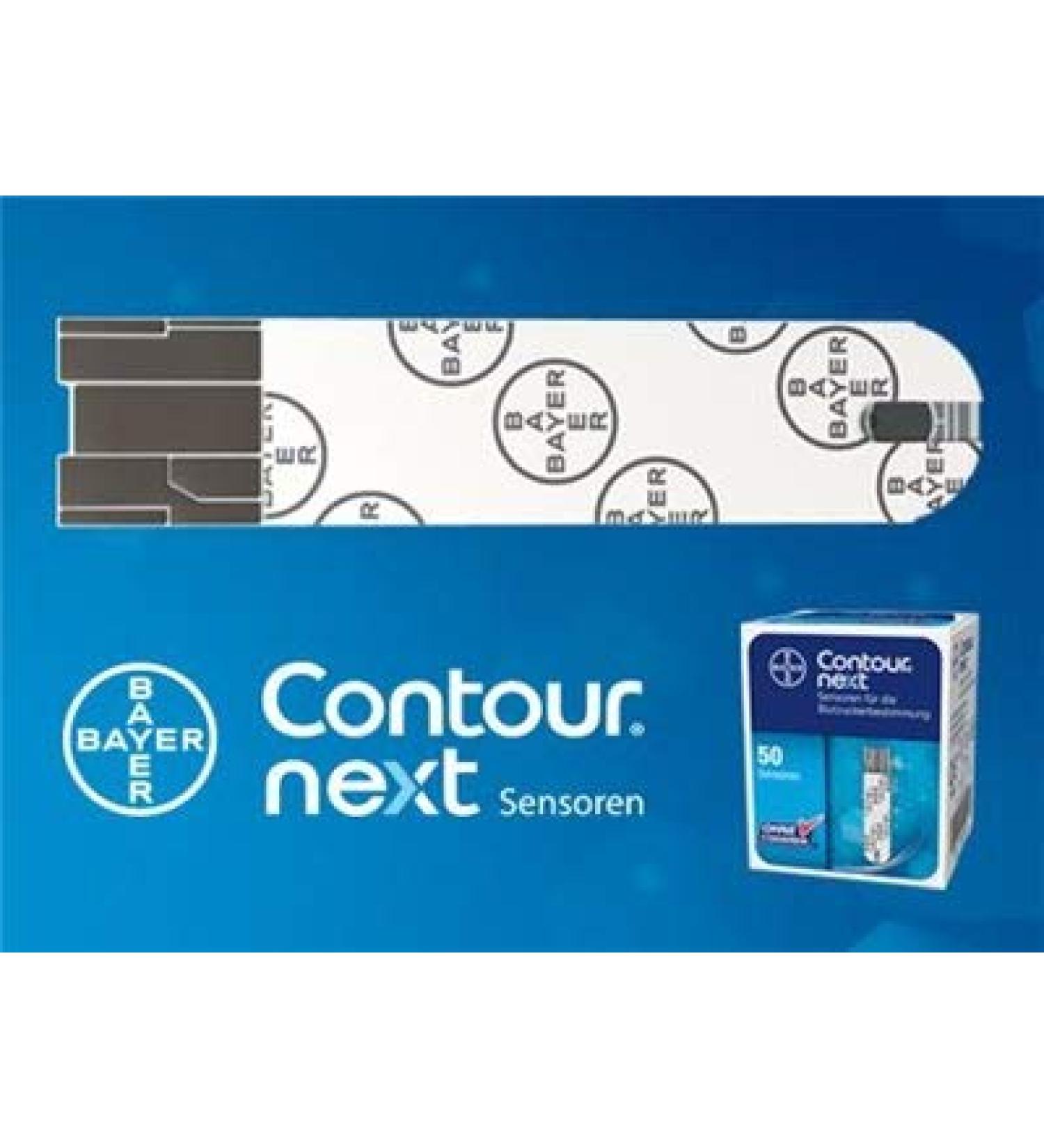 Bayers Contour Next Test Sensors-50 pieces (50 ST)