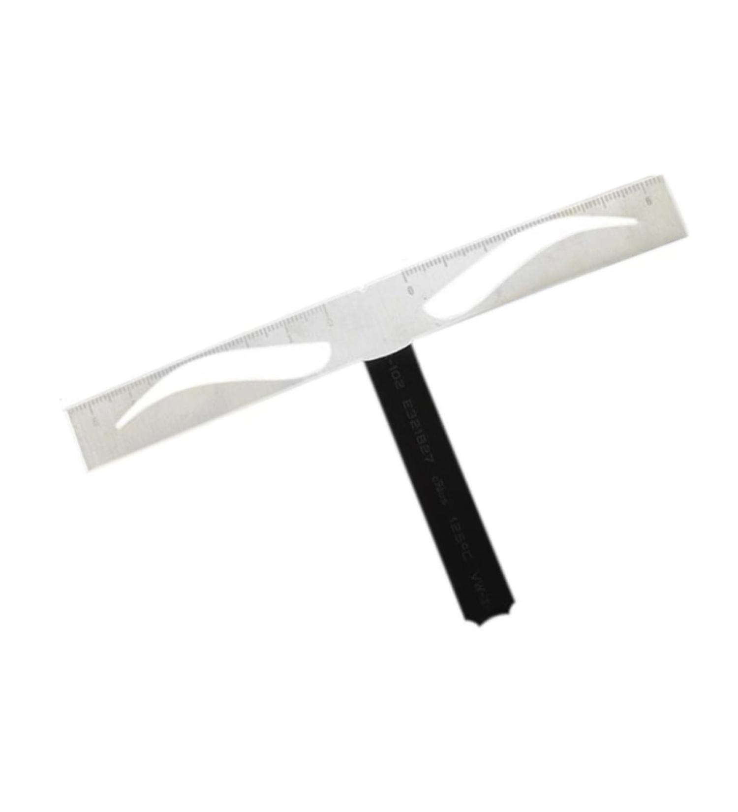 1pc Eyebrow Tools Eyebrow Drawing Tool Eyebrow Stencil Template Positioning Ruler Stainless Steel Size 1 As Shown - Buy Online on GoSupps.com
