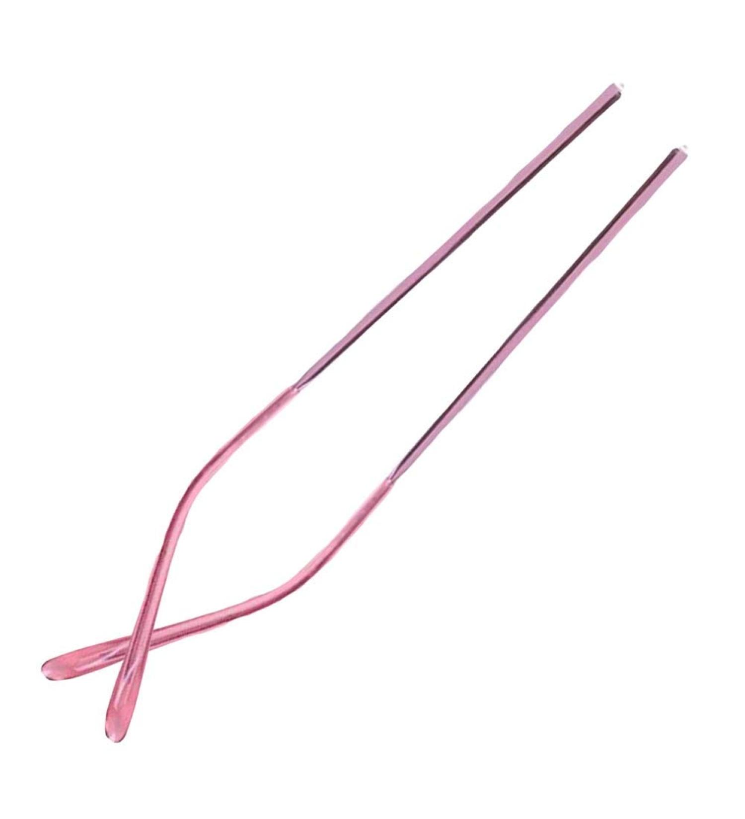 Glasses Leg Ear Hook Holder 1 Pair Women's Glasses Replacement Temples Glasses Temples with Metal Frame Pink